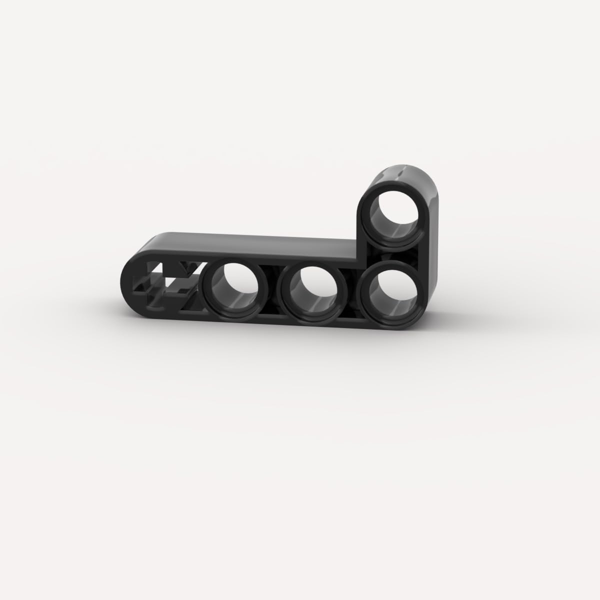 Classic Black Beam Bulk, Beam Liftarm Bent Thick L-Shape 2x4 200 Piece, Compatible with Lego Parts and Liftarm Bent Thick L-Shape Pieces: 2x4 Black(Color: Black)