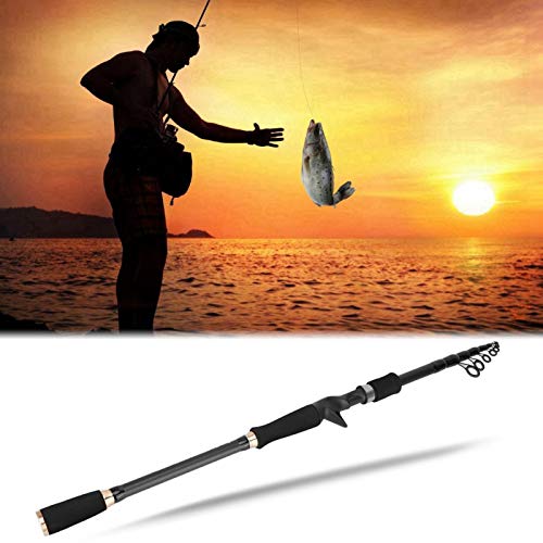 Emoshayoga Teleskop-Angelrute Angelrute Starke Angelrute für das Süßwasserfischen(Gun Handle 2.7M) – Bild 8