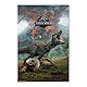 Grupo Erik Jurassic Park Poster - Jurassic World Kunstdruck - Deko Wohnzimmer oder Deko Schlafzimmer - Kunstdruck - Deko Wohnzimmer - Größe : 61 x 92