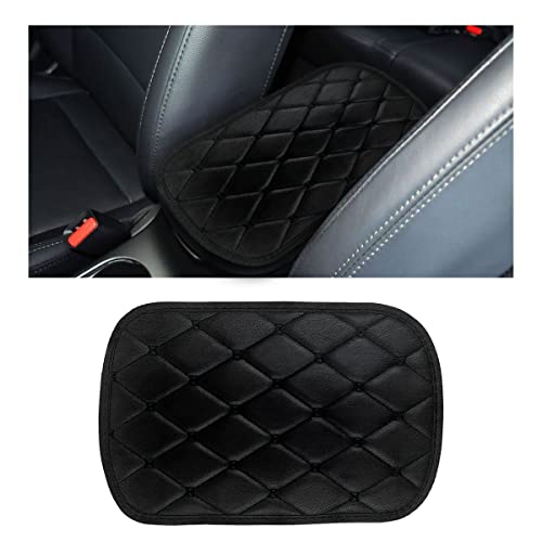 BLAU GRUN Auto Center Console Cushion Pad, Universal Waterproof Armrest Box Protection Pad/Cover Fit for Cars, Vehicles, SUVs, Comfort, Car Interior Accessories for Men Women (Black)