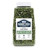 Harmony House Dried Chives, Chopped – Dehydrated Vegetables For Cooking, Camping, Emergency Supply and More (1.5 oz, Quart Jar)