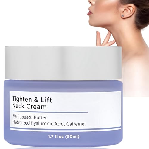 Tighten&Lift Neck Cream,Neck Firming Cream,Anti-Aging Neck Cream for Tightening and Wrinkles,Anti Wrinkle Moisturizing Neck Cream,Neck Tightening Creams That Work,Smoothing Double Chin Neck Cream