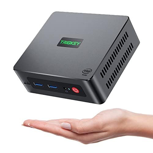 TRIGKEY Green G4 Mini PC, Intel 12th Gen N100(4C/4T, Up to 3.4Hz) 16G DDR4 500G SSD Mini Computer, N100 Mini PC Support W++11 Pro/4K@60Hz Dual Display 2*HDMI/WiFi-6/BT5.2/USB3.2