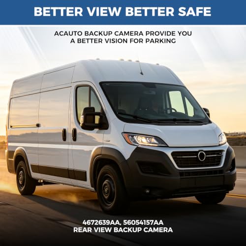 Image of Rearview Backup Camera Fit for Ram ProMaster 1500 2500 3500 18-2021 | OE: 68417057AA, 4672639AA, 56054157AA