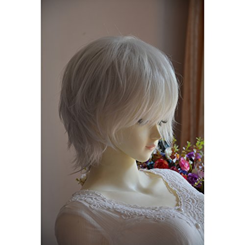 Liz Wig Sexy Heat Friendly Short Layered Wavy Curly Lolita Princess Cosplay Party Hair Wig 14