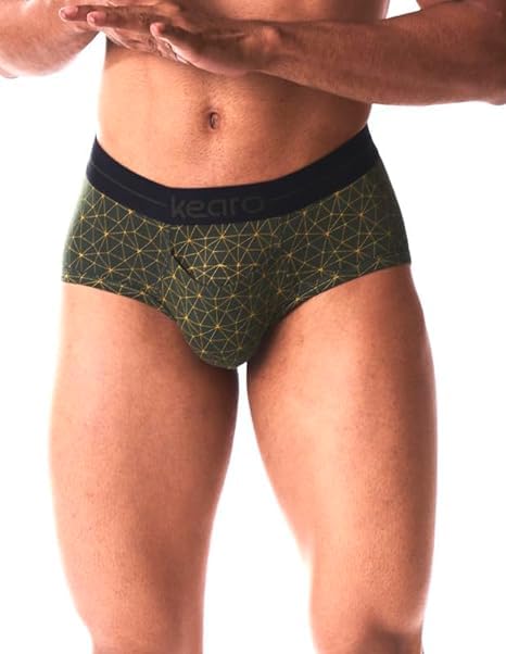 Kearo Men's Underwear | Modal Brief | 4 Way Stretch, Sweat-Absorbent, Stretchable and Odour Free | Pack of 1