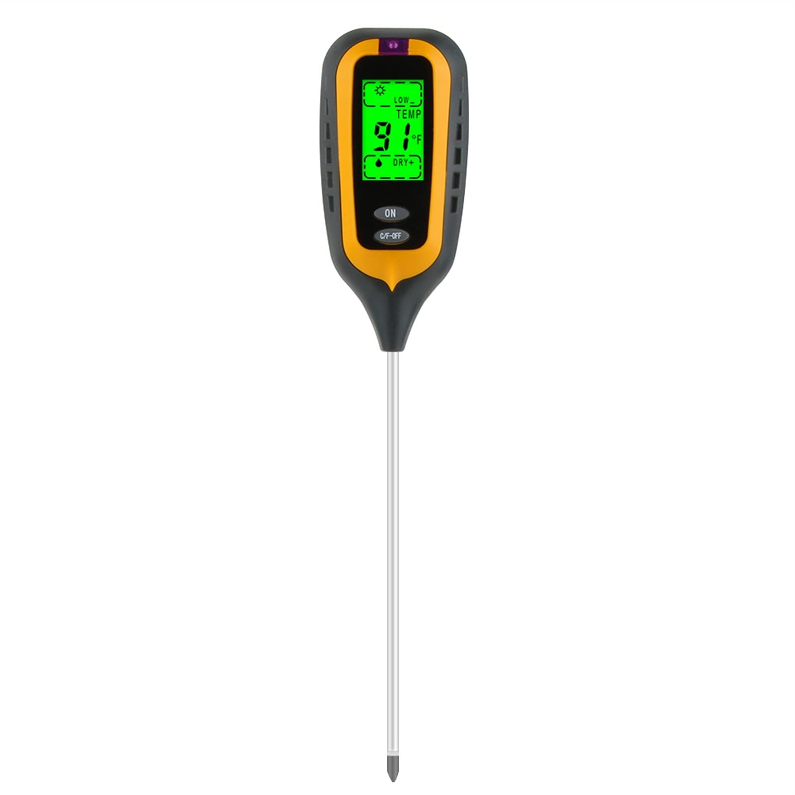 LNHHG Four-in-one Soil Tester Electronic Soil Detector Soil PH Tester Light Meter, Moisture Meter