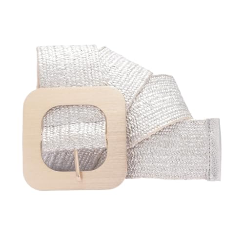 Straw Boho Belt 1pc Straw Woven Elastic Waist Belt for Women Dress Braided Belt Girls Waistband