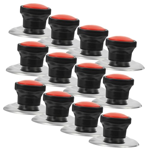 OKUMEYR 12 peças de contas quadradas tampa de panela botão porta filtro tampas de utensílios de cozi