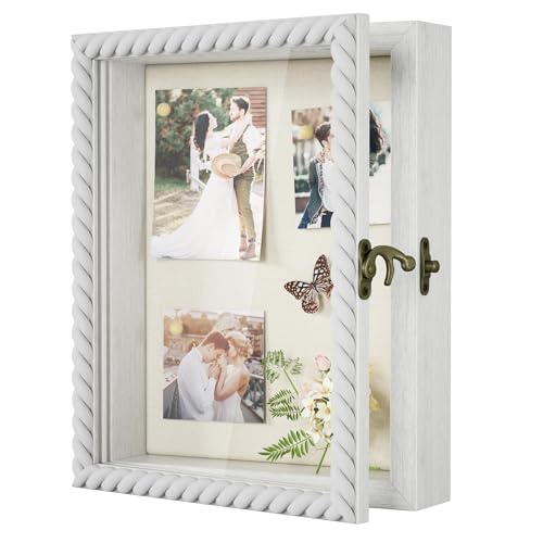 Alsonerbay 3D-Bilderrahmen 20x25cm, Objektrahmen mit Schattenbox und...