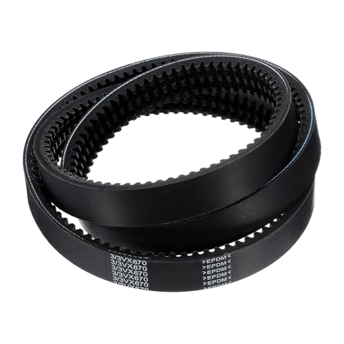 uxcell 3/3VX670 EPDM V�x���g�A3�o���h�t���A�R�M���O�H�ƗpV�x���g�O��67�C���` x ��1.11�C���` x ����0.48�C���`�B