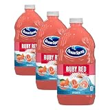 Ocean Spray Ruby Red Grapefruit Juice Drink, 64 Fl Oz | Bottle | Pack Of 3