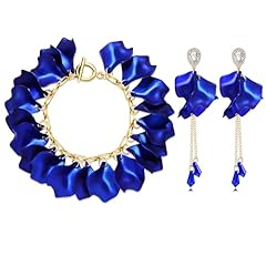 Bracelets Earrings-Blue
