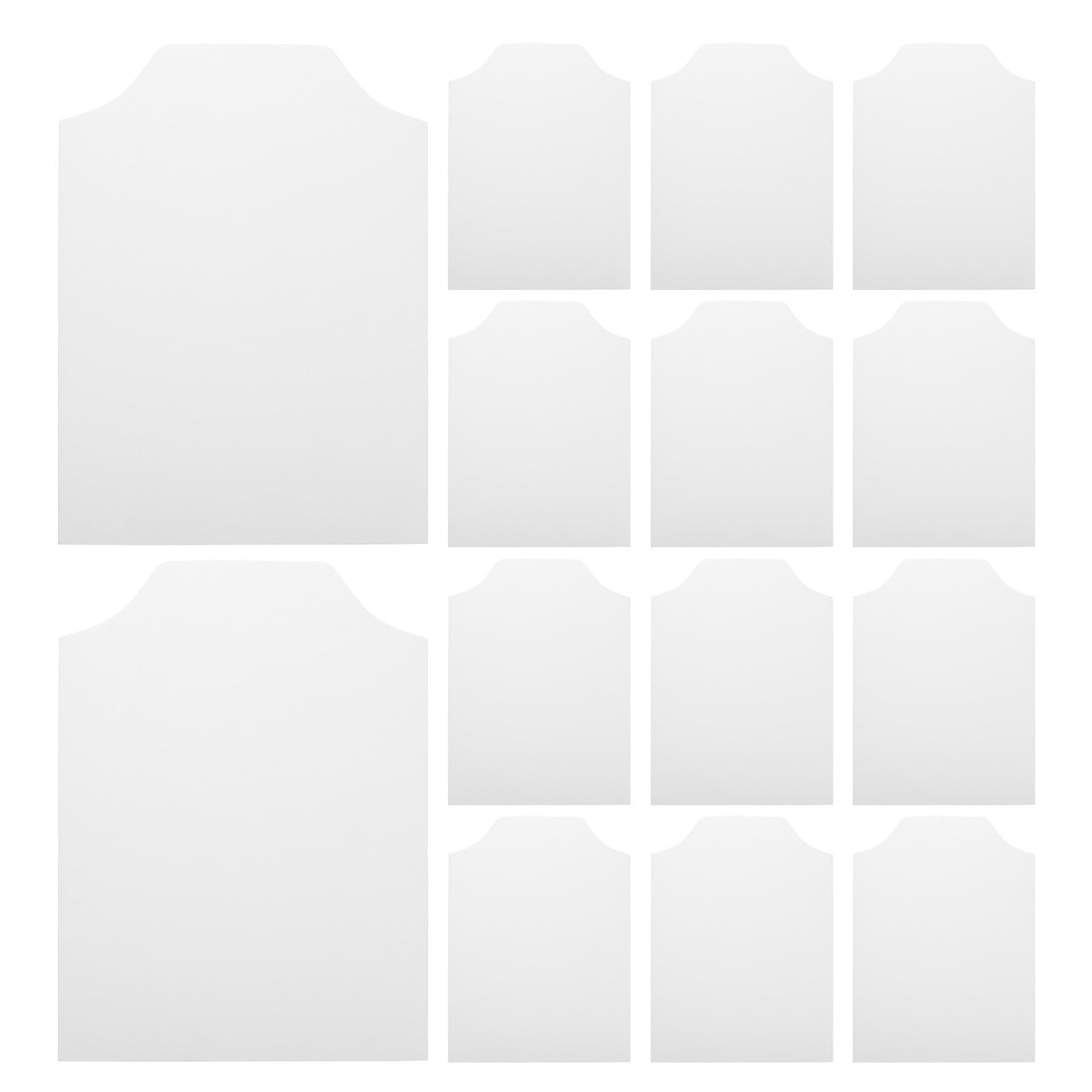 Carton blanc pour chemises Artibetter 22x30 cm | 100 feuilles anti-plis