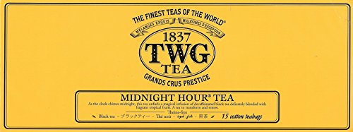 TWG Tea - Midnight Hour Tea - 15 count Hand Sewn Cotton Teabags, NEW (1 Pack) product ID TWG12234 - USA Stock TWG Tea - Midnight Hour Tea - 15 count Hand Sewn Cotton Teabags, NEW (1 Pack) product ID TWG12234 - USA Stock