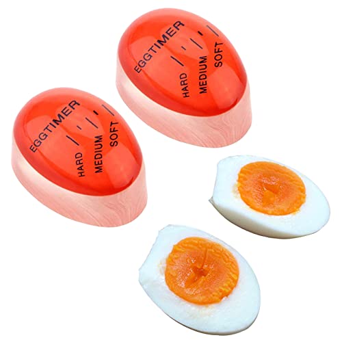Colour egg timer, IFUDE 2 pieces egg timer egg timer choose the mature