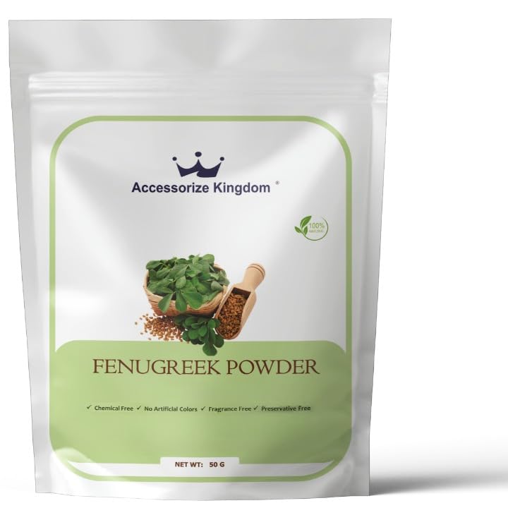 Accessorize Kingdom 100% Pure Herbal Powder for External Use - For DIY Face & Hair Packs, 50 g (Pack of 1)