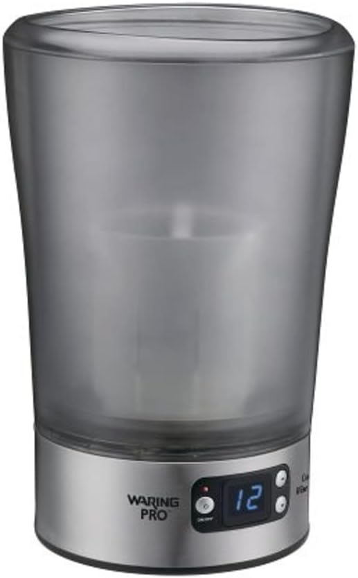 Waring Pro PC50 Cordless Wine Chiller, Brushed Chrome