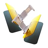Car Windshield Tac Sun Visor Night Anti-Glare 2 Pack- Zone Tech Premium Quality Universal Sunshade and Night Vision Anti-Dazzle Windshield Driving Visor (2 Pack)