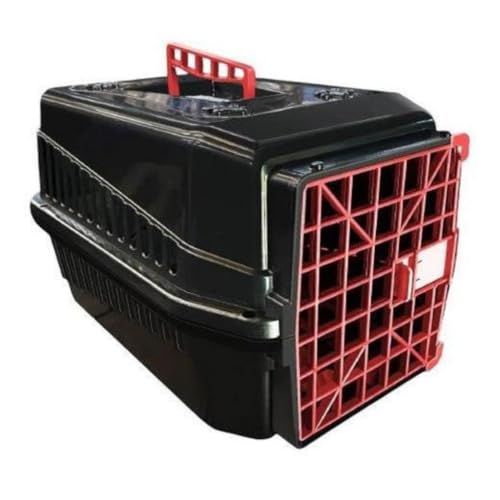 Caixa De Transporte Cachorro Black Pet Animais Cães Gatos(BLACK/AZUL)