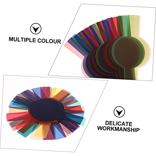 UKCOCO 20 Sztuk Kamery Filtr Kolor Filtry Flash Color Boards Color Optics Filtry Kolorów