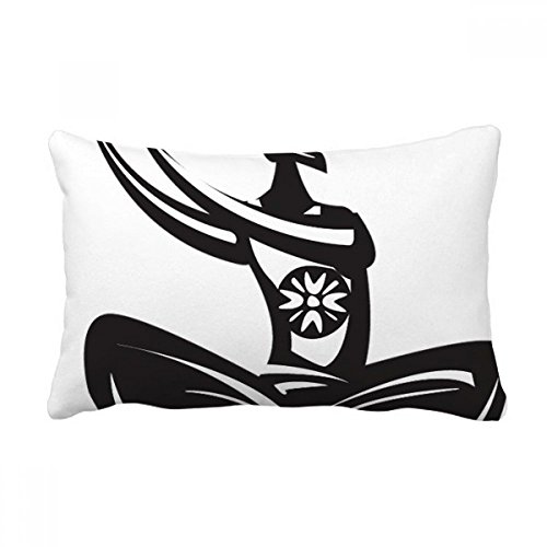 Cadeau déco coussin Mexique multicolore silhouette pour la maison
