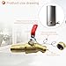 Upgrade Water Heater Drain/Flush Ball valve kit, Full-Port Valves 3/4