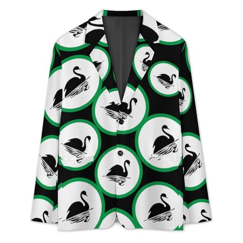 Black Swan Funny Suits Blazer for Men Business Jacket 2 Button Sport Coat Wedding Office2