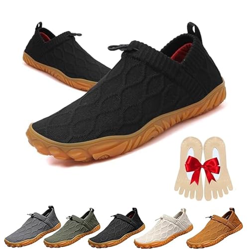 Vallova's Bearprodo Supercomfort Sweatwick Slip-On Shoes, Barefoot Trail Running Hike Shoes