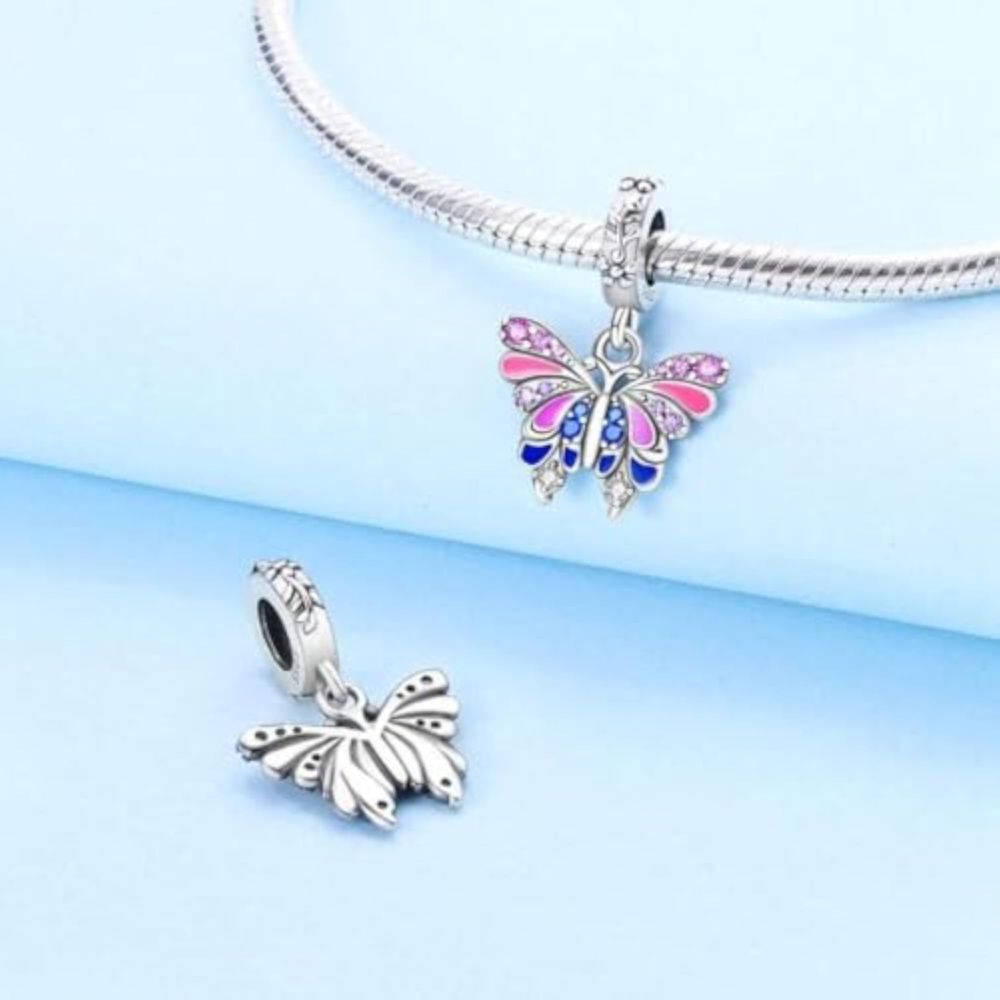 925 Sterling Silver Butterfly Pendant, Gift