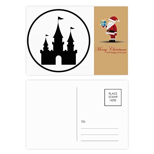 Cartes postales château de Père Noël noir lot de 20 correspondance