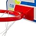 NERFOOP Elite Basketball Hoop Set - Over the Door Mini Hoop Set with NERF Foam Basketball - Perfect Bedroom + Office Accessory - Includes Foam Ball