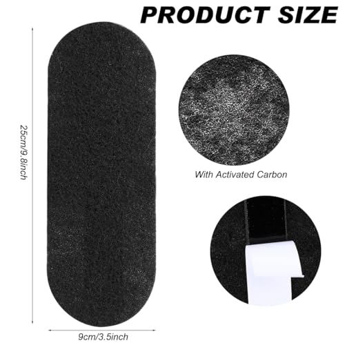 NUOOO Deckenventilatorfilter für Flügel Deckenventilator Luftfilter Deckenventilator Filter Kokosnuss Kohlenstoff Luftfilter 6 Stück