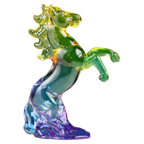 Arikyrist Crystal Colourful Horse Figurine Gifts Cover