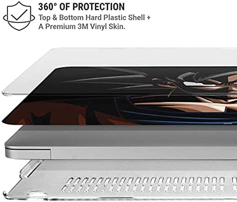 Skinit Case + Skin Compatible with MacBook Pro 16in (2019-20) - Officially Licensed Dragon Ball Z Goku Portrait Design