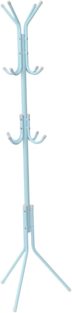 Freestanding Coat Rack with Tapered Hooks Hat Stand for Hats Scarves Coats Sturdy Clothes Organizer for Bedroom Entryway Office
