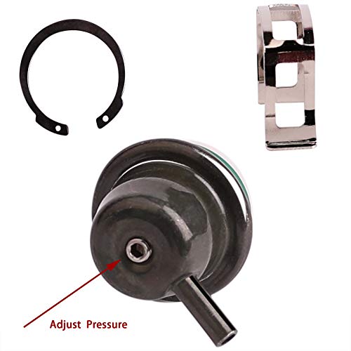 Jccglobal Fuel Injection Pressure Regulator 4.0Bar Side Mounted Include Clip Snap Ring Compatible With Gm Buick Cadillac Chevy Gmc Isuzu Oldsmobile Pontiac H2 89060422 Pr203 17113203 #TOP4
