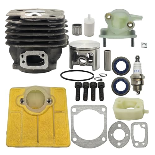 Kit cylindre piston 52mm avec visserie de montage pour tronçonneuse Hus 61 66
