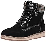 WHITE MOUNTAIN Shoes THEO Women's Boot, BLACK/SUEDE, 8H M