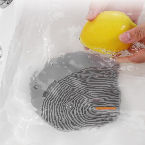 2PCS Silicone Drain Cover - 6.1''*5.5'' Bathtub Drain Stopper Bathroom Bath Tub Drain Hair Stopper, Bathtub Drain Plug, Universal Flat Suction Shower Bathtub Drain Cover, Kitchen, Laundry Accessories - image 7