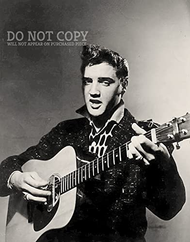 Cadeau vintage photo Elvis Presley 1956 passionné de rock