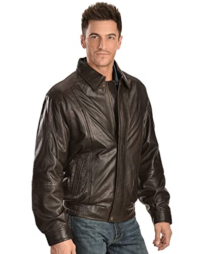 Scully Men's Premium Lambskin Jacket Chocolate2