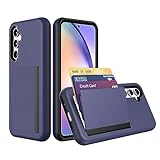 FDTCYDS Galaxy A54 Case with Card Holder,Credit Card Slot Protective Wallet Case for Samsung Galaxy A54 - Grey