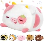 Mewaii – Mewaii Erdbeer-Kuh Kuscheltier, Weiches süßes Plüschtier, 20