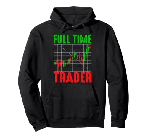Lustiger Tageshandel an der Börse Pullover Hoodie