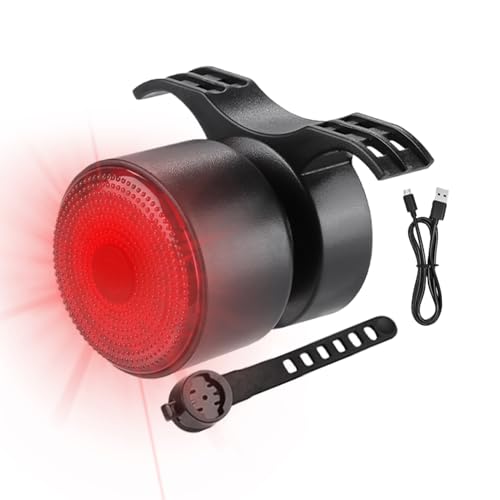 Luces traseras LED para bicicleta, luz trasera de ciclismo de alta luminosidad e impermeable, faros traseros para bicicleta de noche – Para adultos, niños, niñas, actividades al aire libre