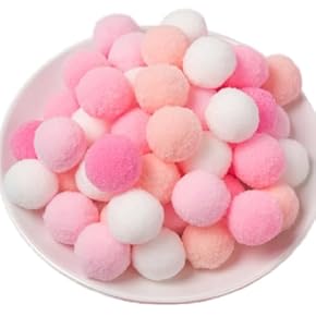 小物 pompom Amazon.co.jp: XiXiboutique 100 Pcs Glitter Pom Pom Sparkle 1