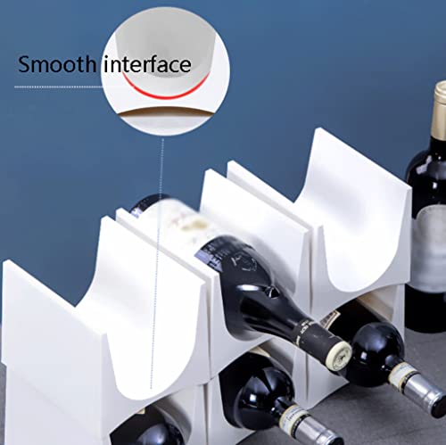 Soporte para botellas de vino moderno Habiba ABS miniatura 3