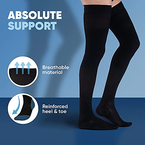 Absolute Support A2017BL3 Thigh High Compression Socks thumb #5