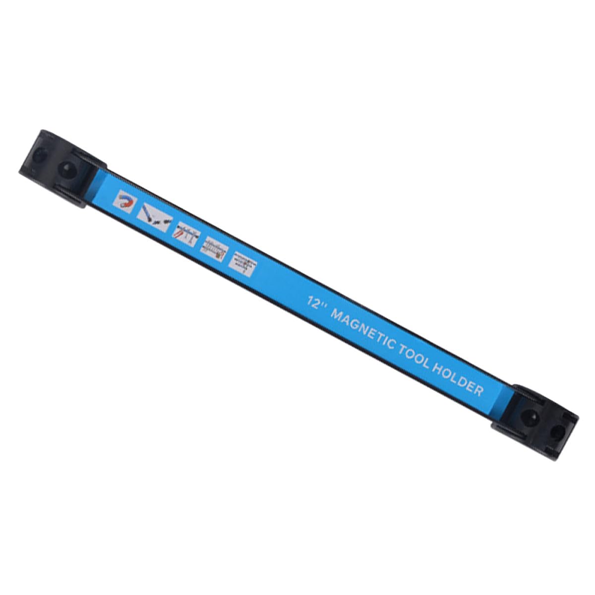 Striscia Magnetica Portautensili 12 Pollici, Organizzatore Magnetico per Utensili da Parete, Deposito Garage Montaggio a Vite per Officina e Casa